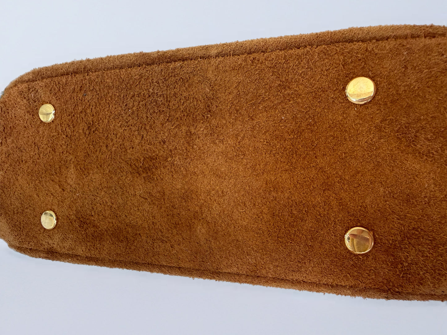 Camel Suede Utility Tote