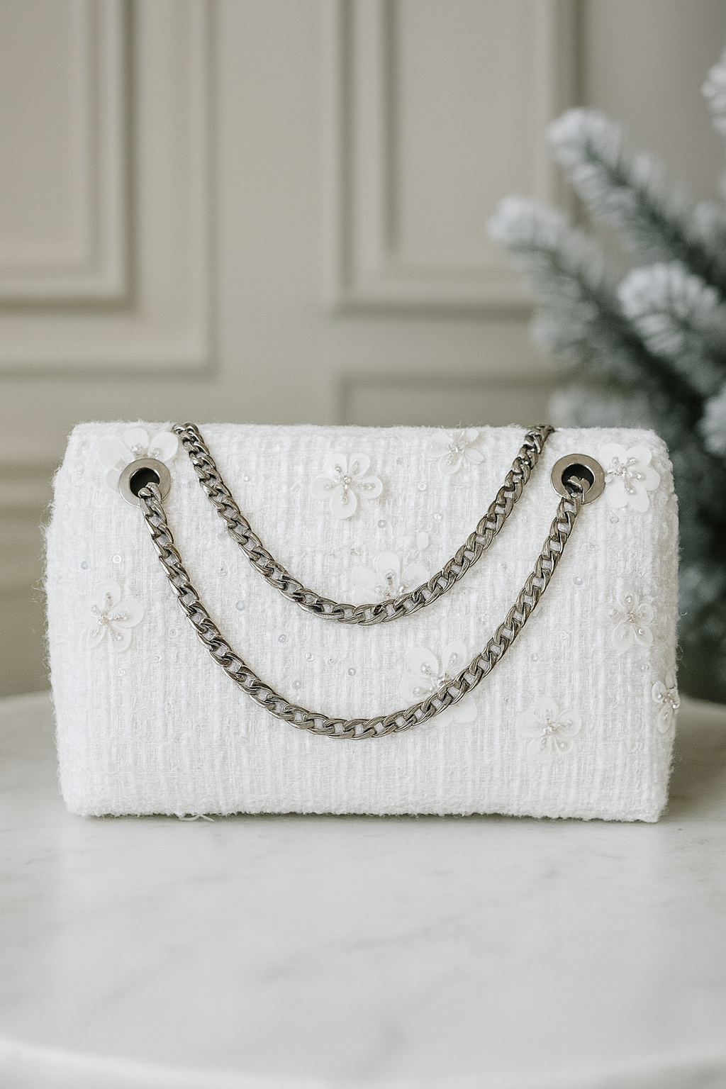 Sterling Étoile Couture Clutch