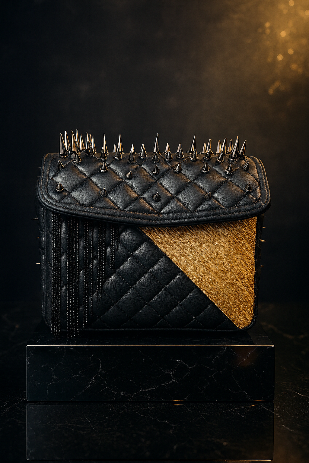 The Midnight Spike Shoulder Bag