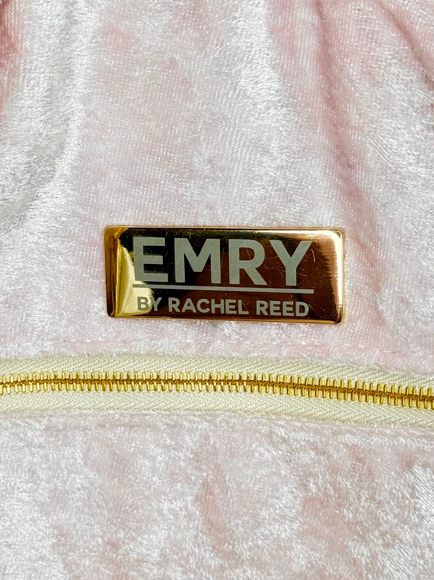 White & Gold Couture Duffle Bag